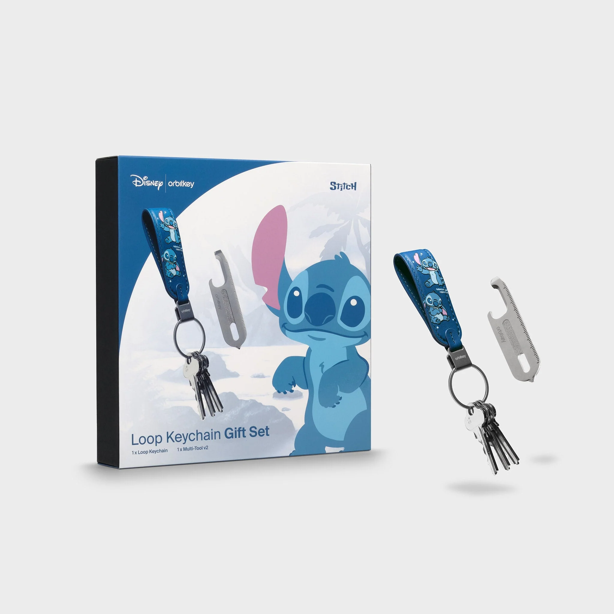 Disney | Orbitkey Minnie Mouse Loop Keychain + Nail File & Mirror Kit - Image 6